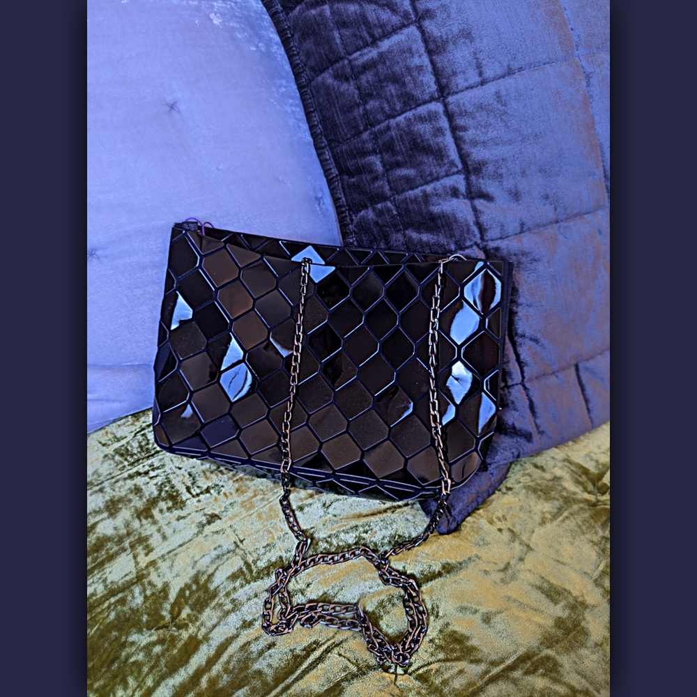 New Italian Emilio Pepe Geometric Crossbody Bag